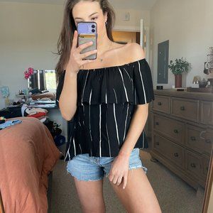 Off the shoulder shirt